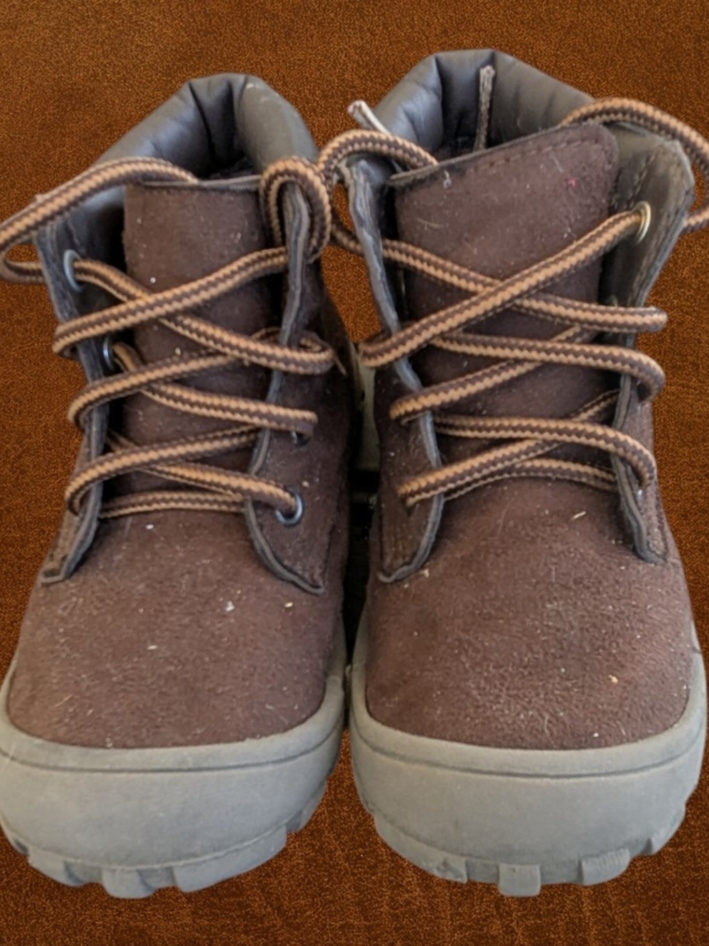 Kids Osh Kosh Bgosh Brown Lace-Up Outdoor Boots